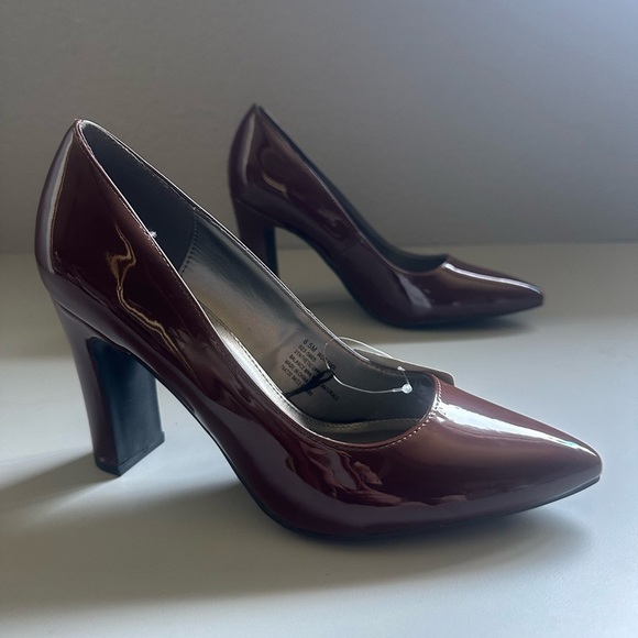 Worthingtong zool pointed toe block heel pumps women’s size 6.5 M coco - Picture 4 of 10